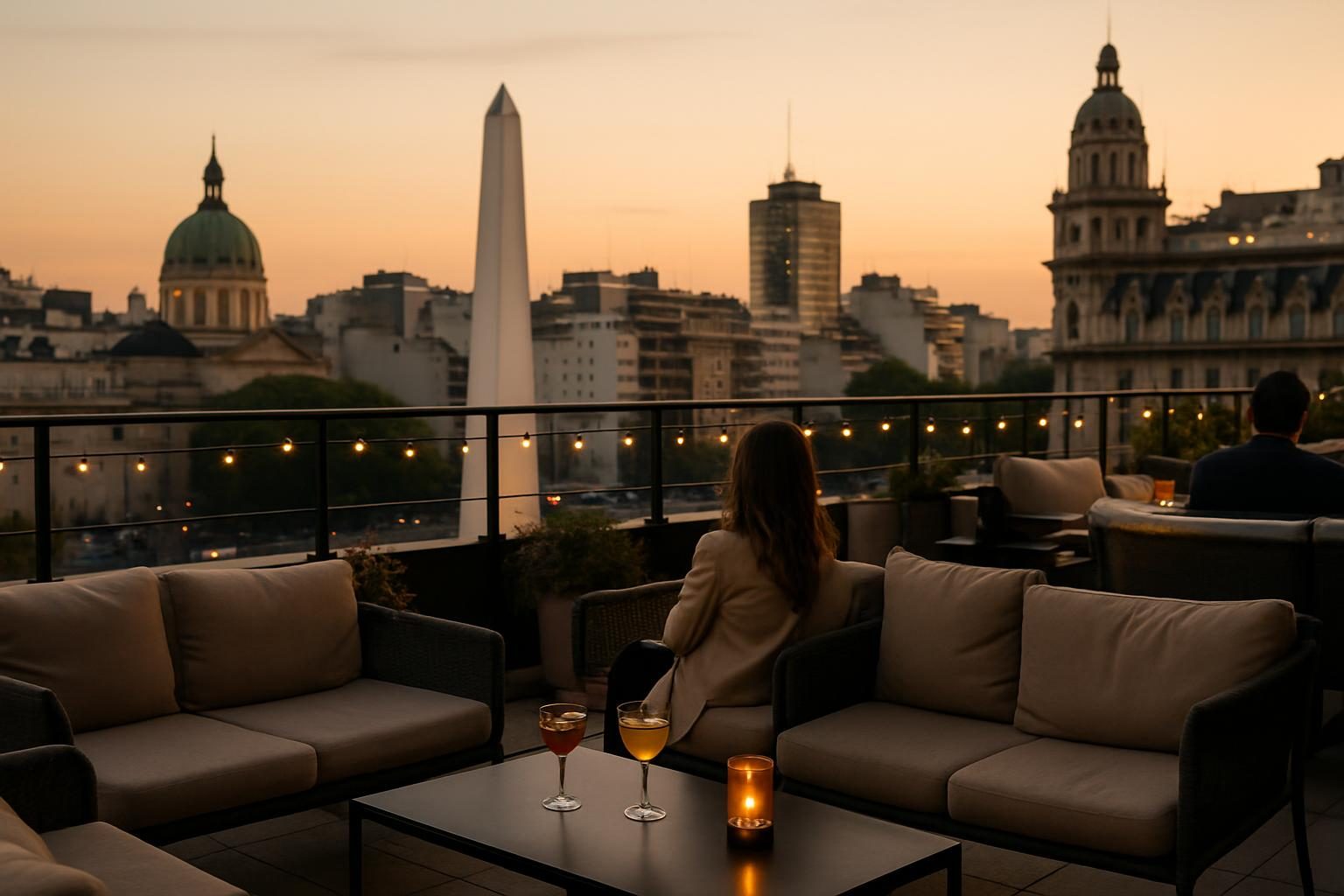 Argentina — rooftop bar view