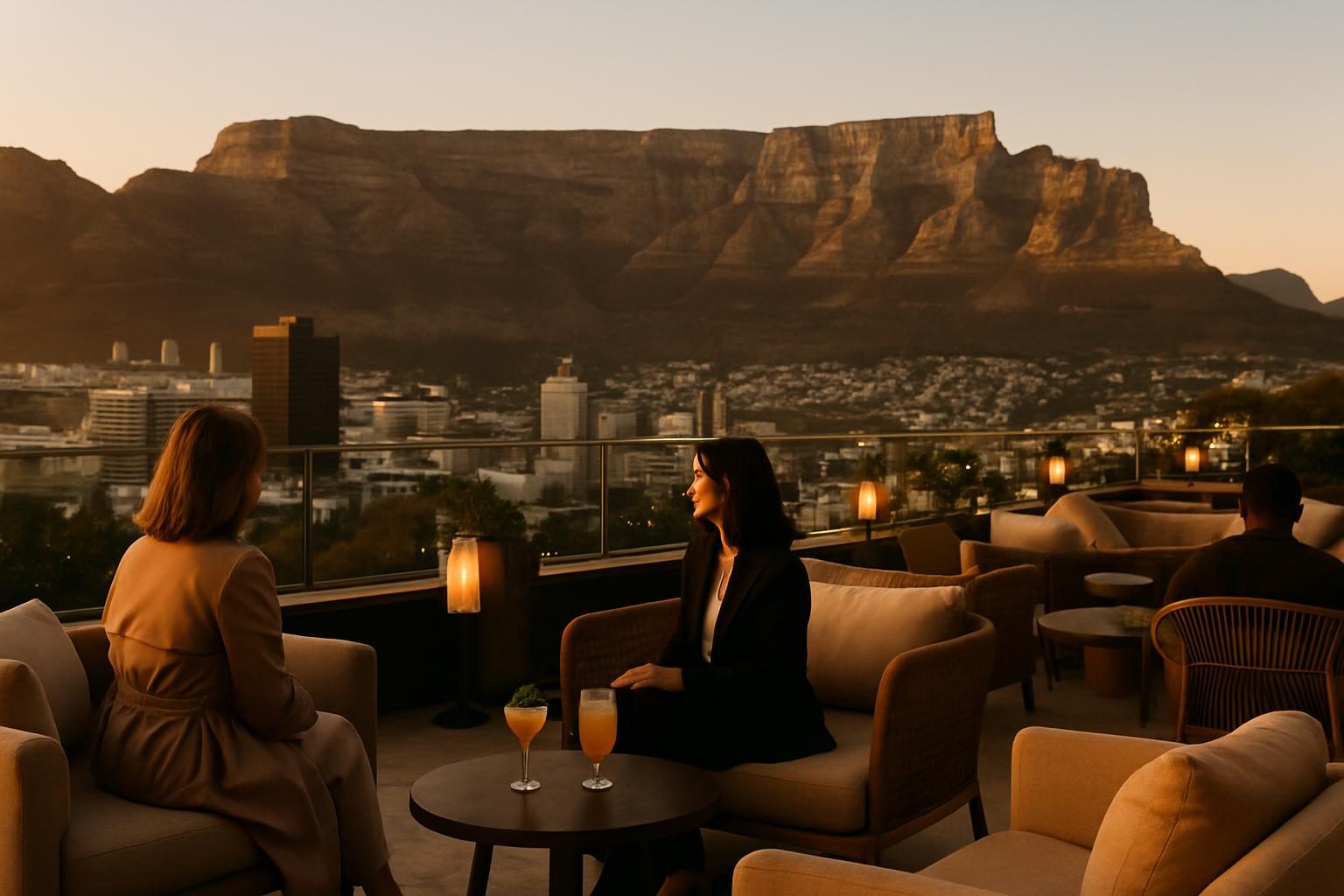 South Africa — rooftop bar view