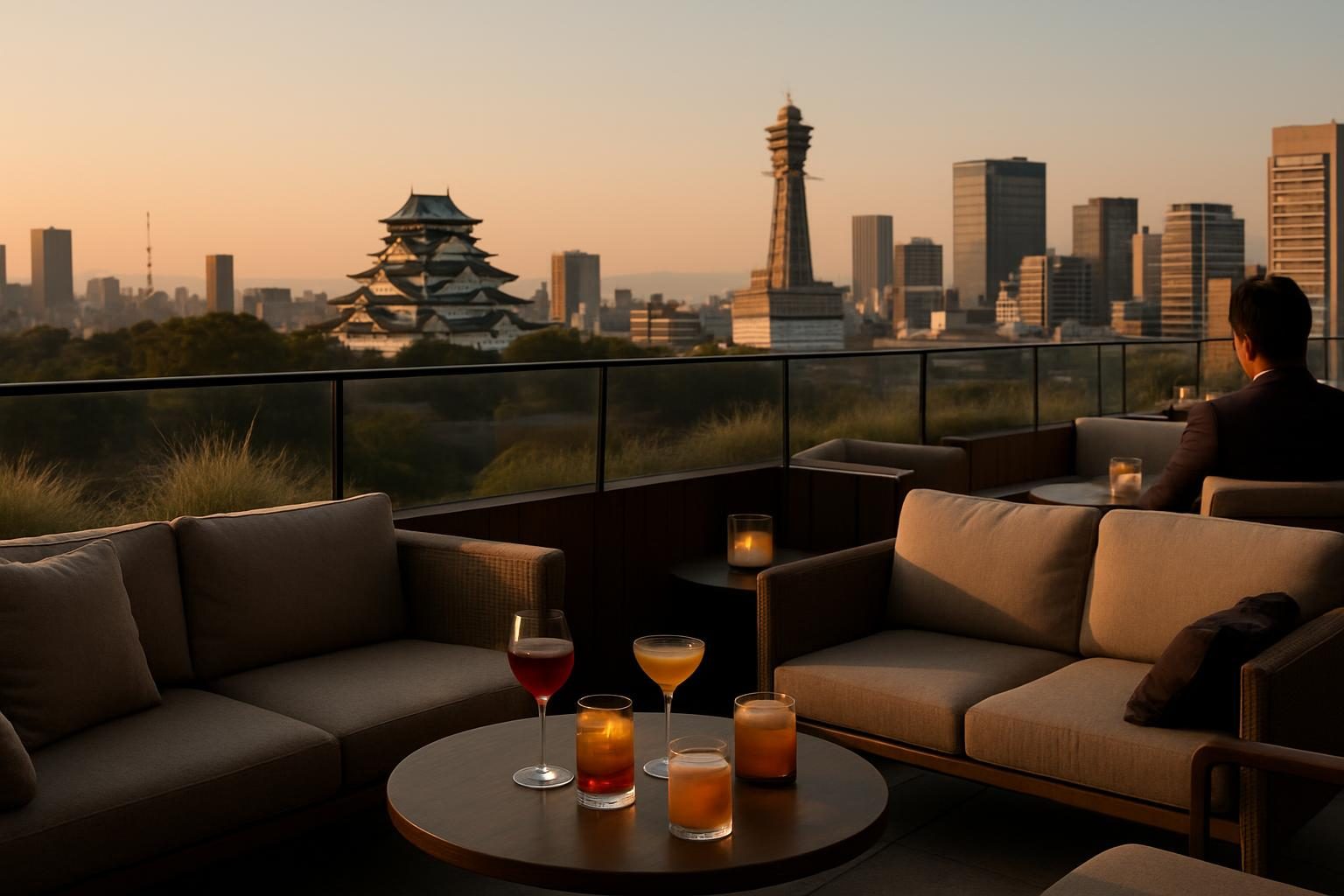 Japan — rooftop bar view