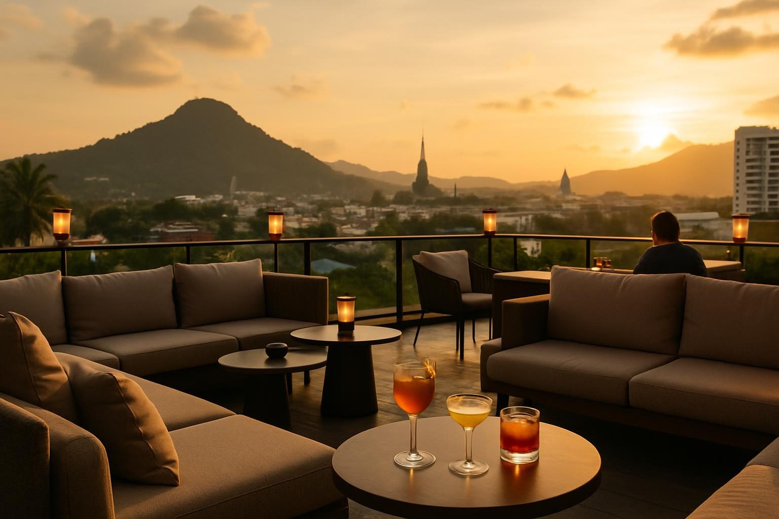 Thailand — rooftop bar view