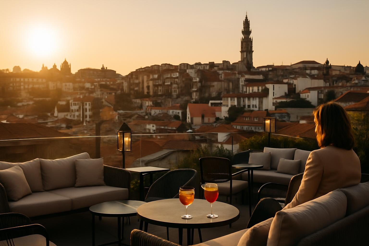 Portugal — rooftop bar view