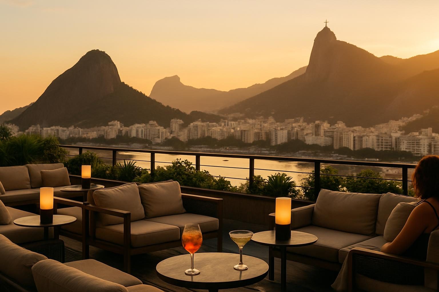 Brazil — rooftop bar view