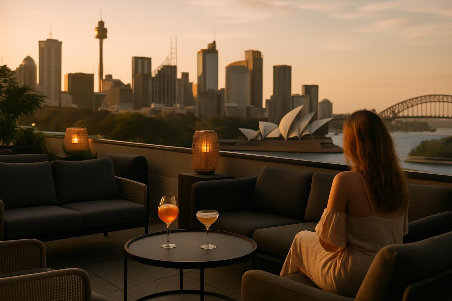 Australia — rooftop bar view