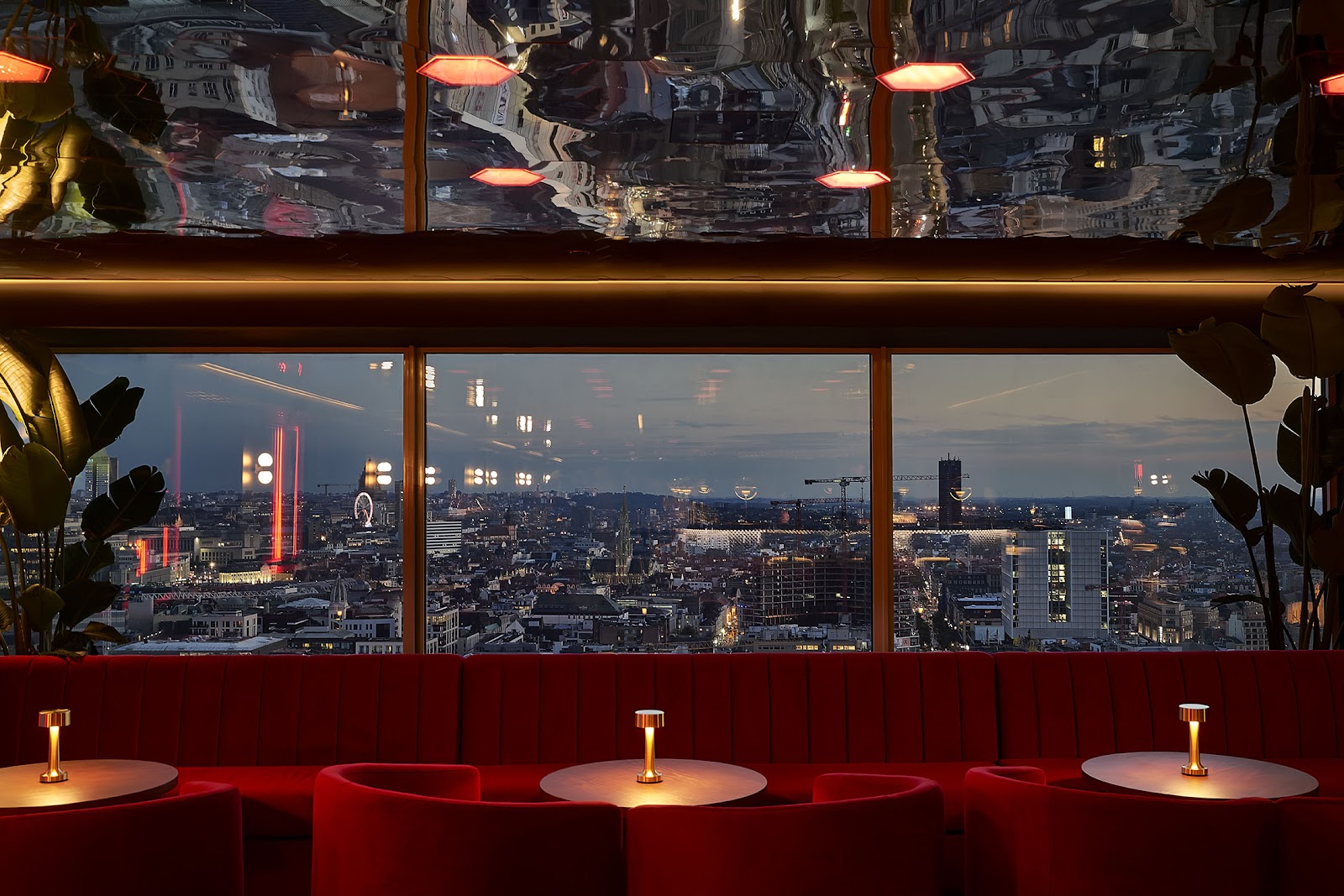 Akai rooftop bar in Brussels, Belgium