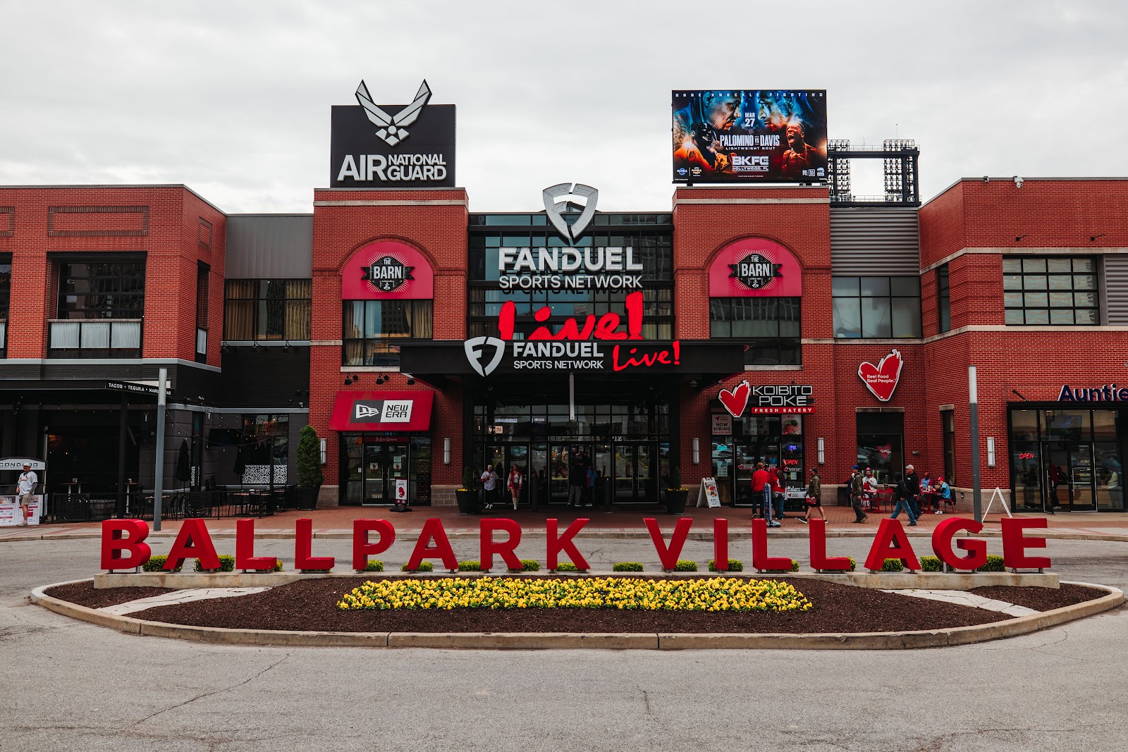 Ballpark Village rooftop bar