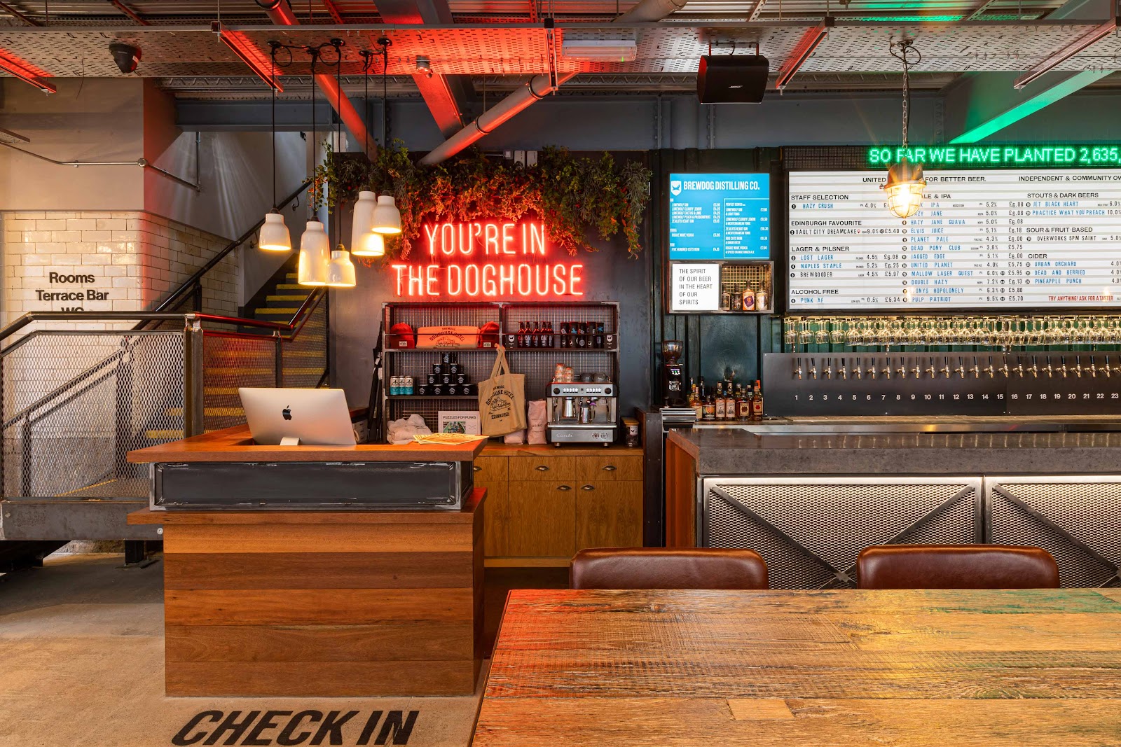 BrewDog DogHouse Edinburgh Bar & Terrace, rooftop bar in Edinburgh