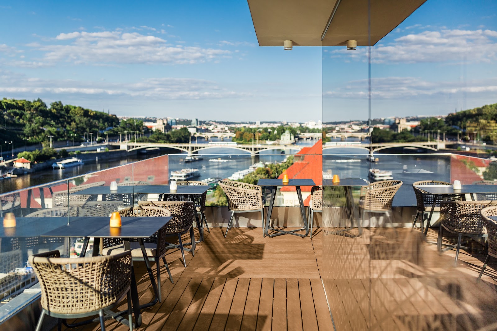 Casablanca Sky Bar, rooftop bar in Prague