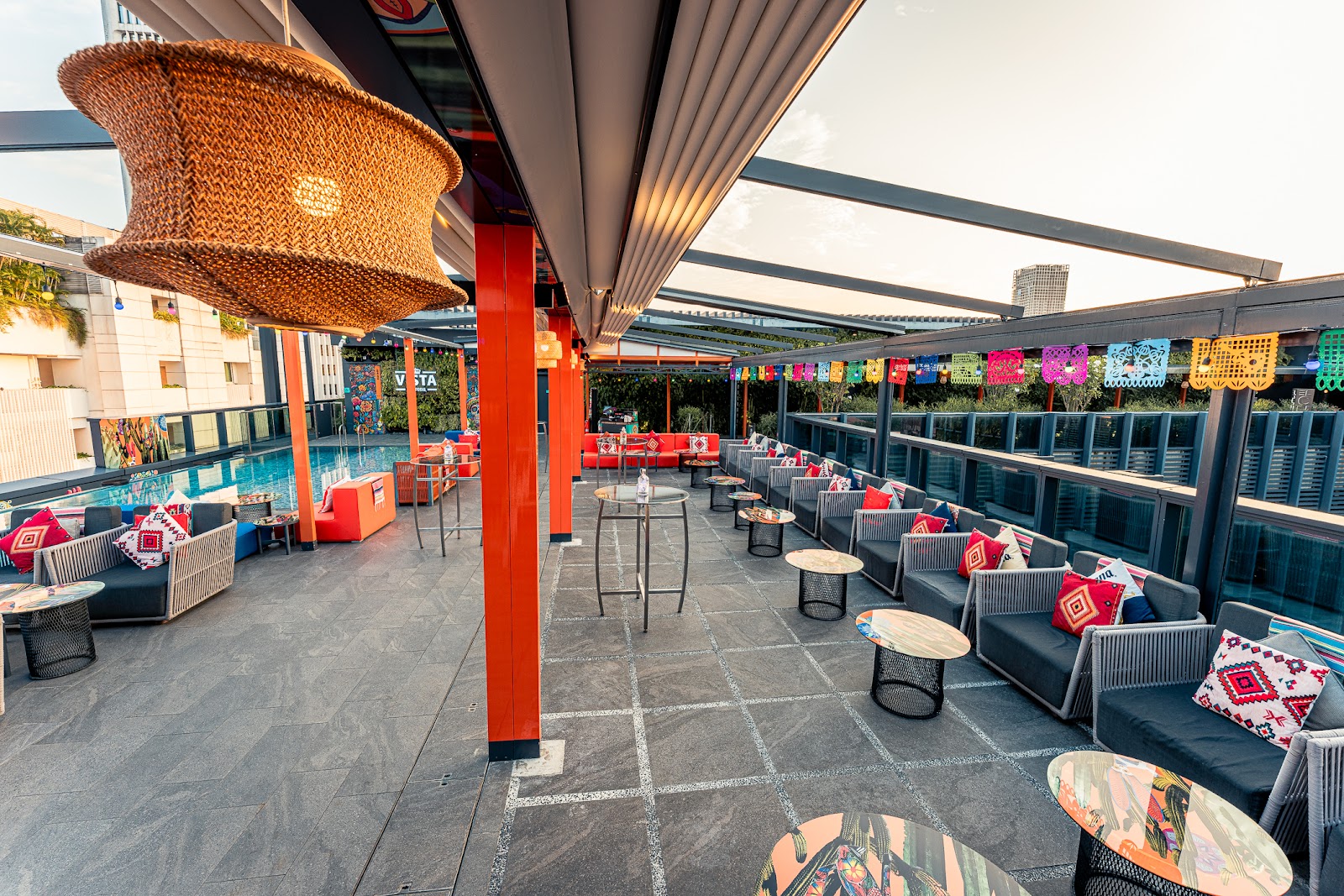 El Chido rooftop bar in Singapore, Singapore