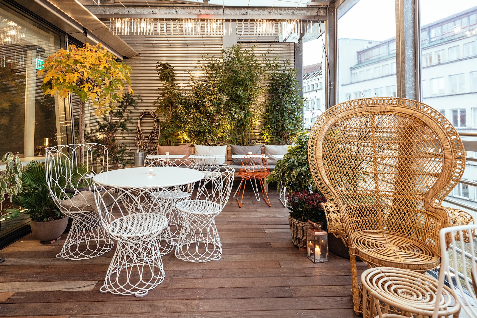 Hiltl Dachterrasse, rooftop bar in Zurich