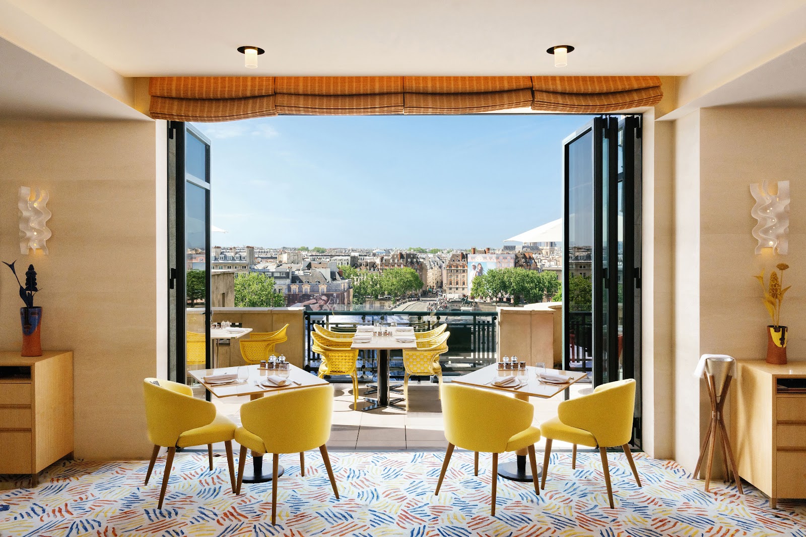 Le Tout Paris rooftop bar in Paris, France