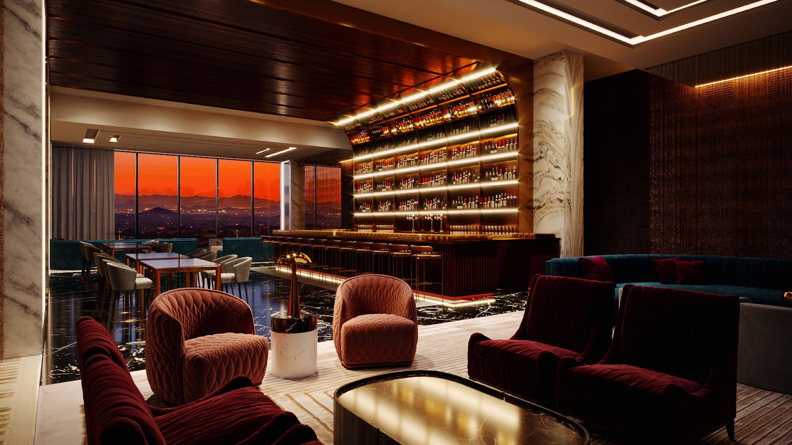 Legacy Club rooftop bar
