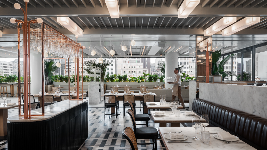 Marcus Restaurant + Terrace rooftop bar in Montreal, Canada