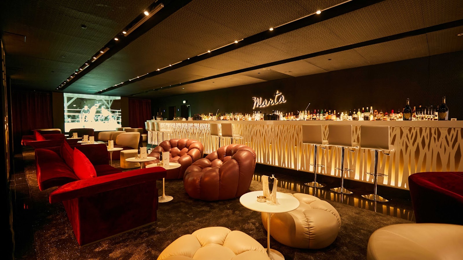Marta Bar rooftop bar in Abu Dhabi, United Arab Emirates