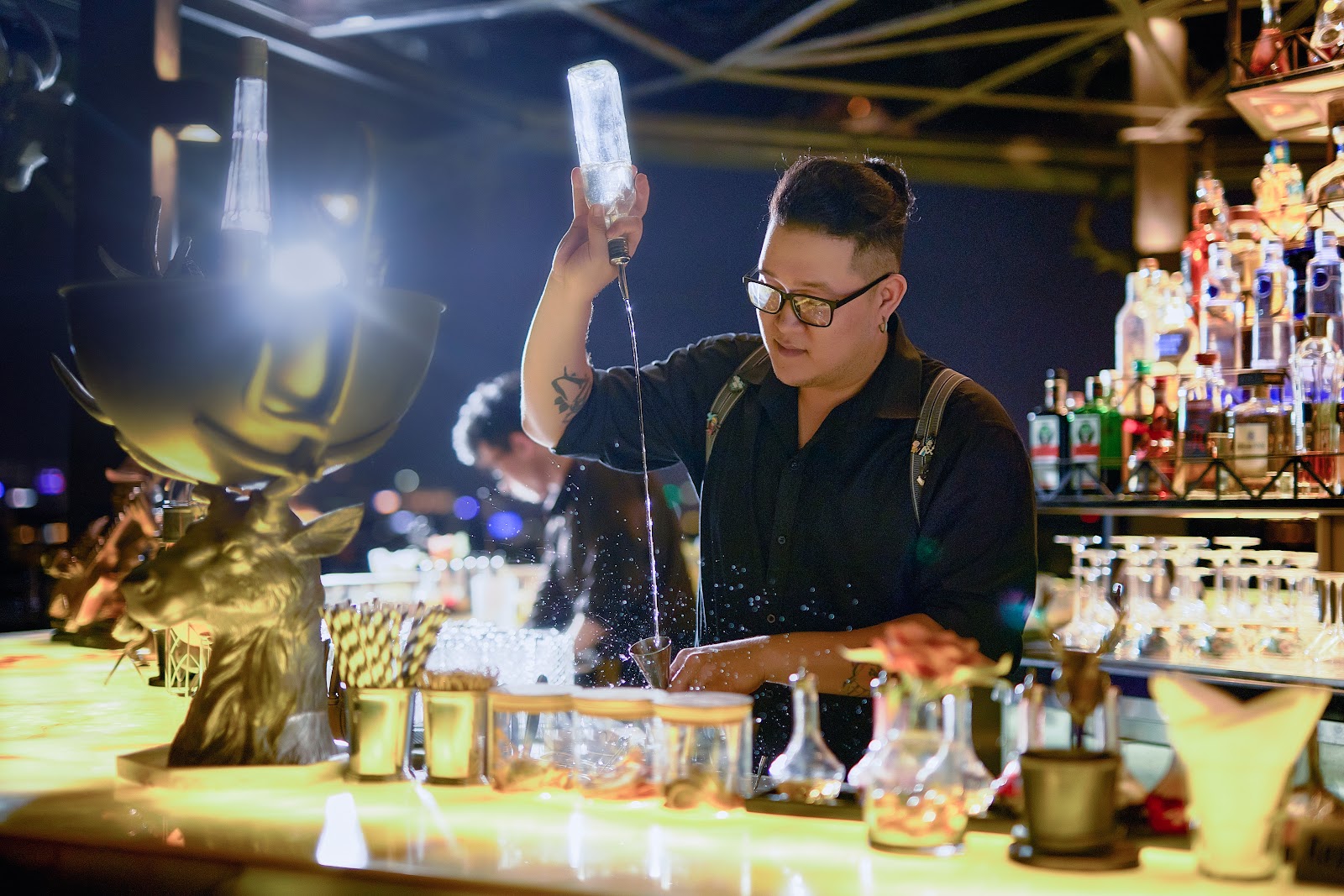 Moonlight Sky Bar, rooftop bar in Hanoi