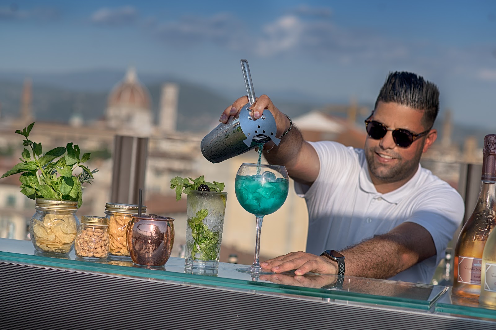 Narciso Restaurant & Rooftop Pool Bar, rooftop in Florence — photo 3