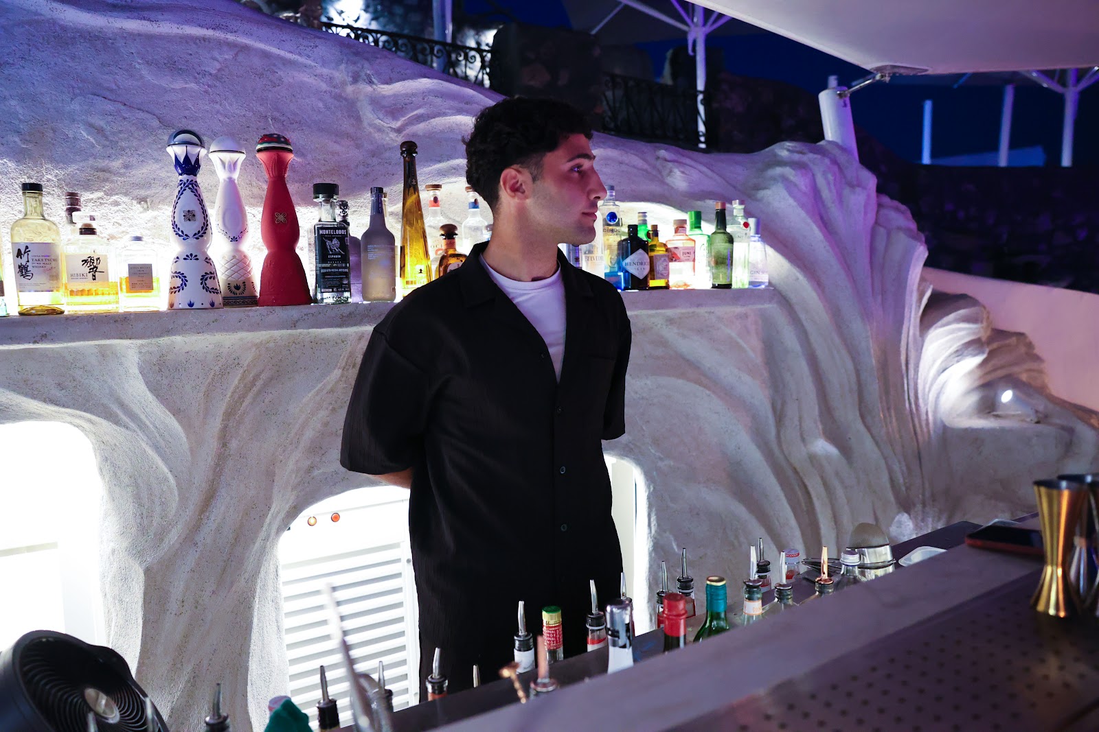 Saint Sky Bar Oia Santorini rooftop bar
