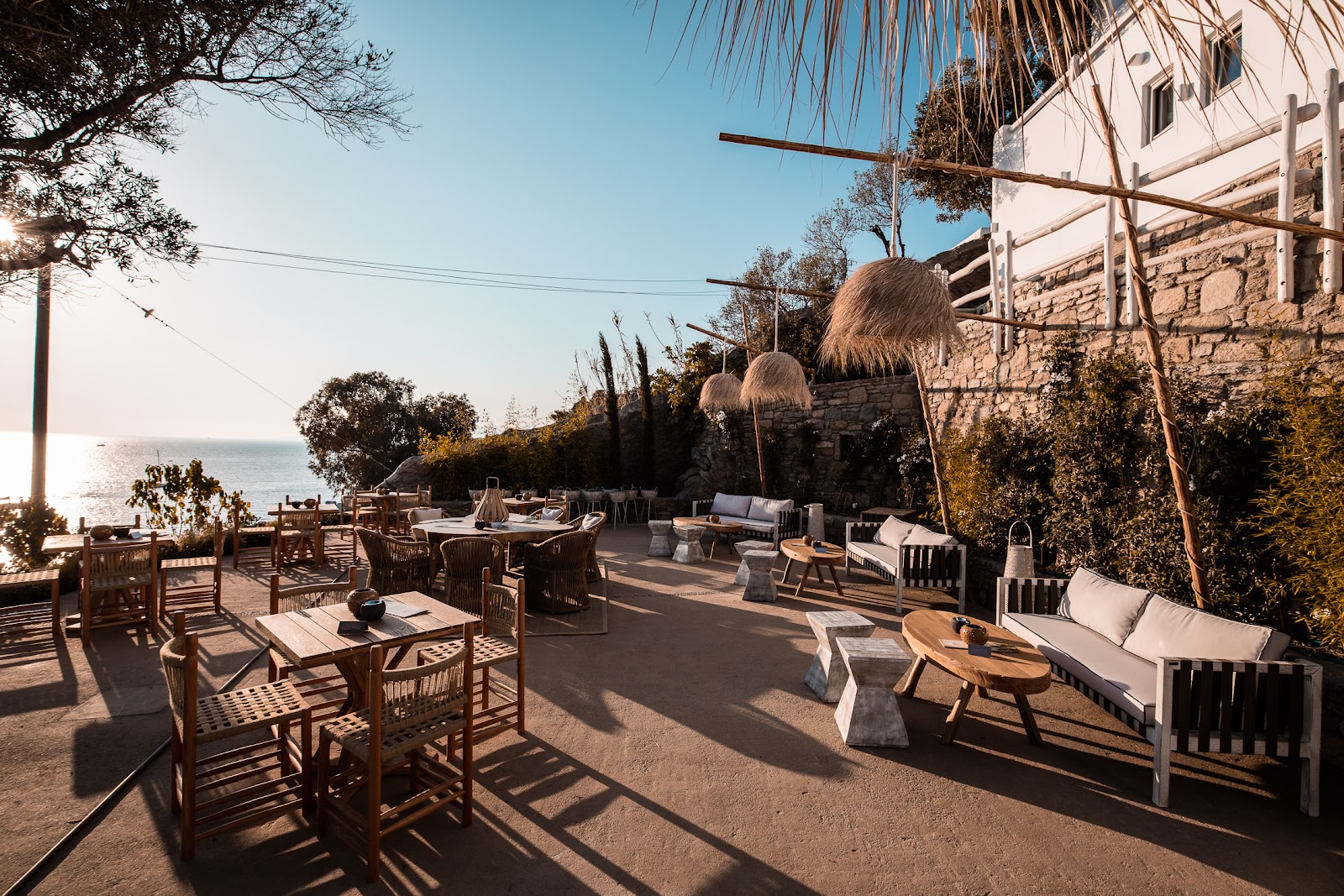The Garden of Mykonos rooftop bar