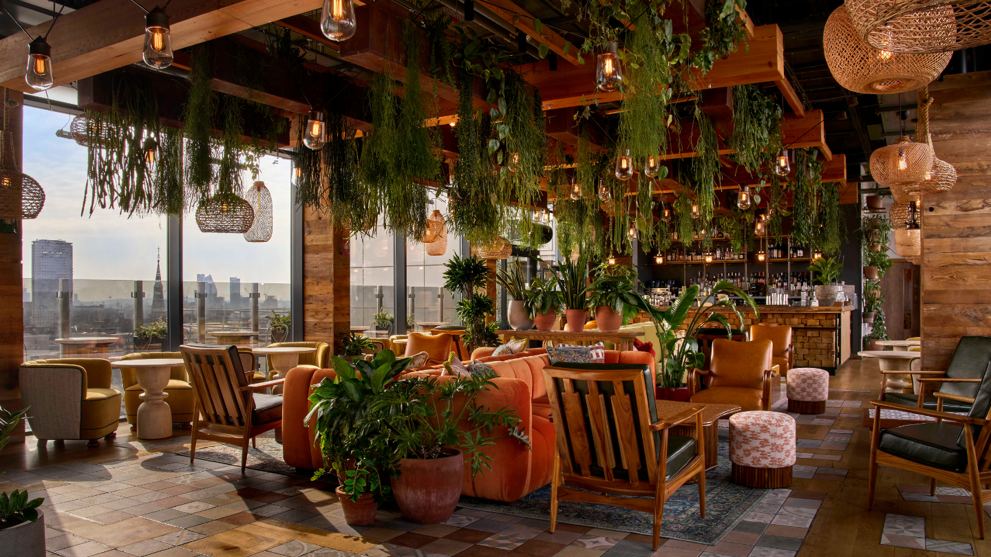 The Nest at Treehouse Hotel, rooftop bar in London