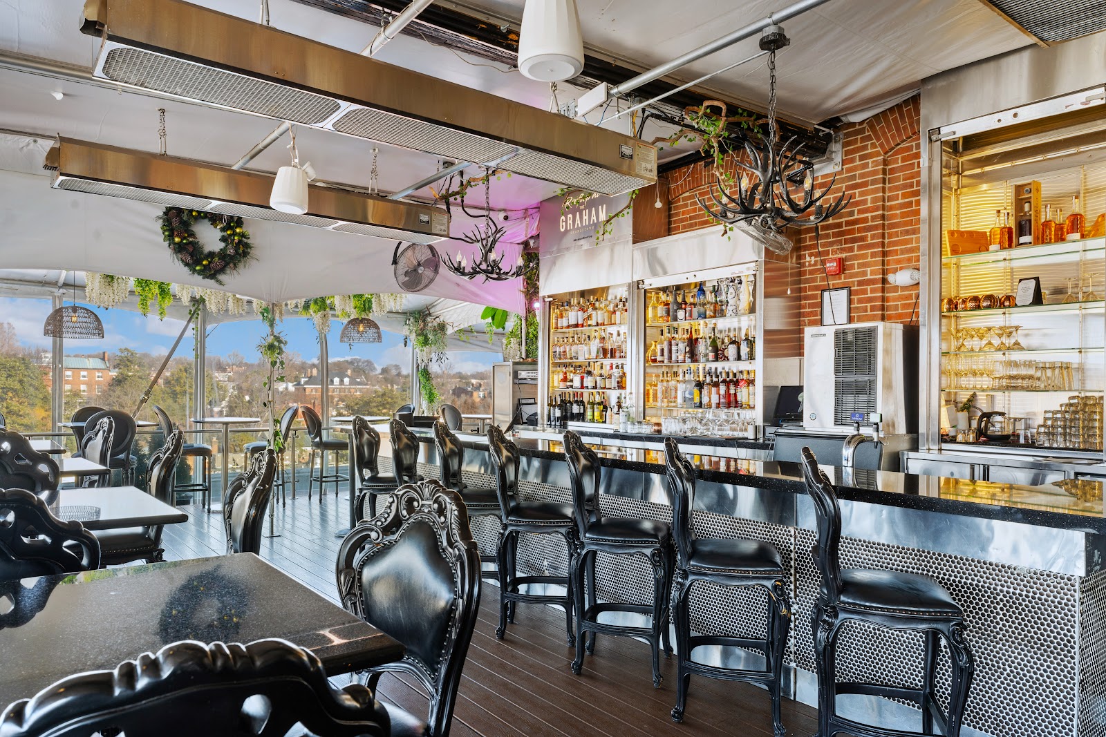 The Rooftop at the Graham rooftop bar in Washington, United States