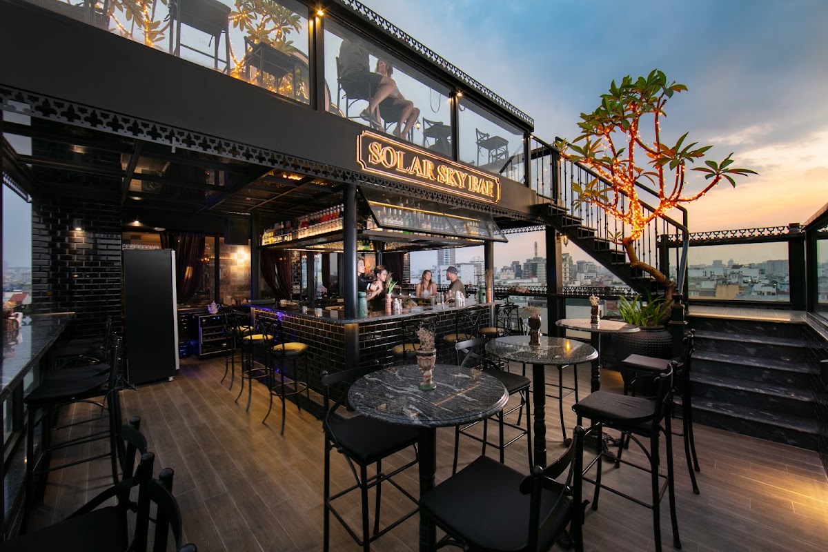Solar Sky Bar rooftop view