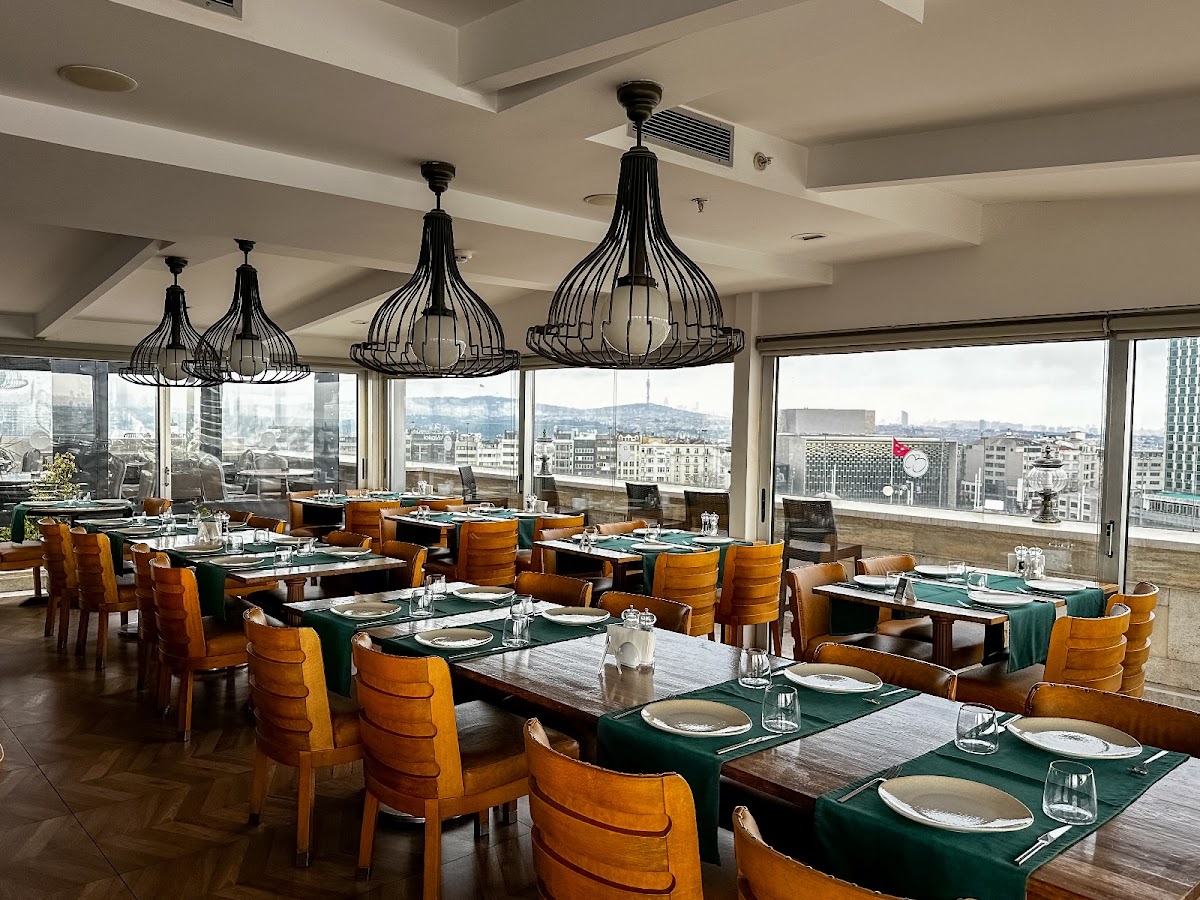 Gönen Rooftop Ocakbaşı Terrace Restaurant & Roof Bar rooftop view