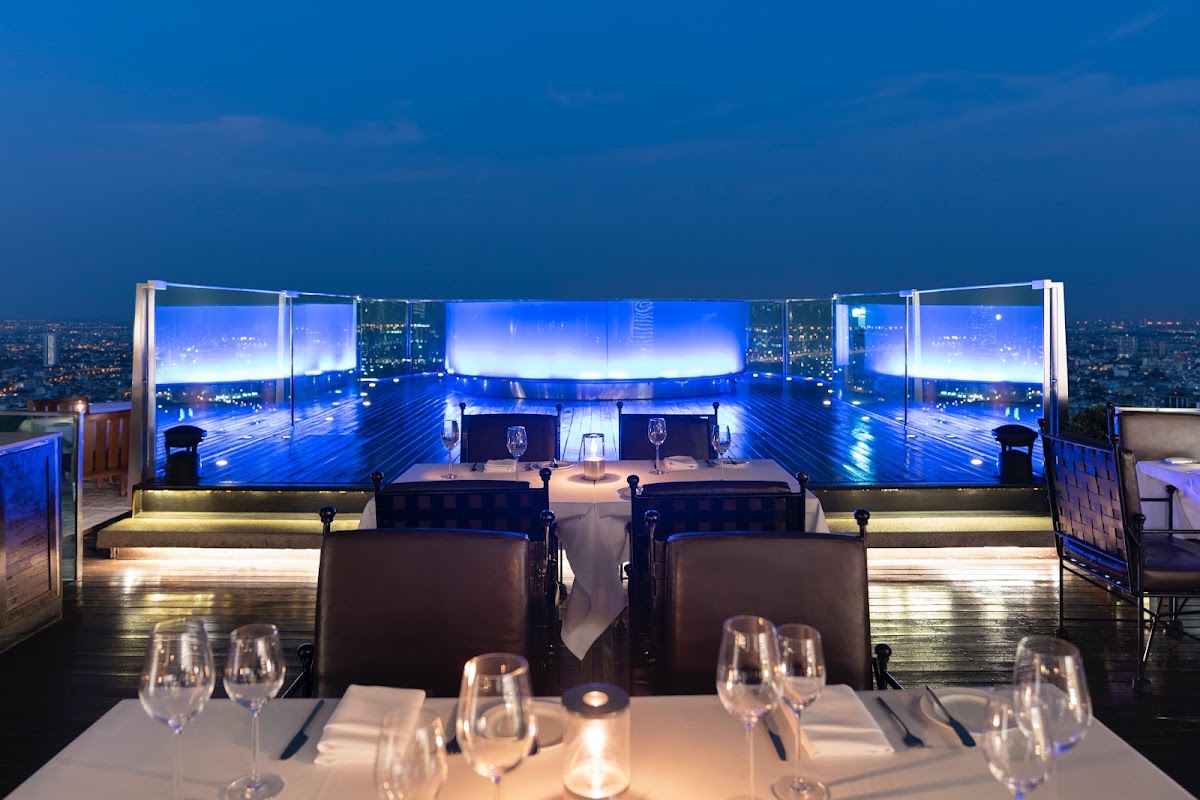 Sky Bar at Lebua rooftop view