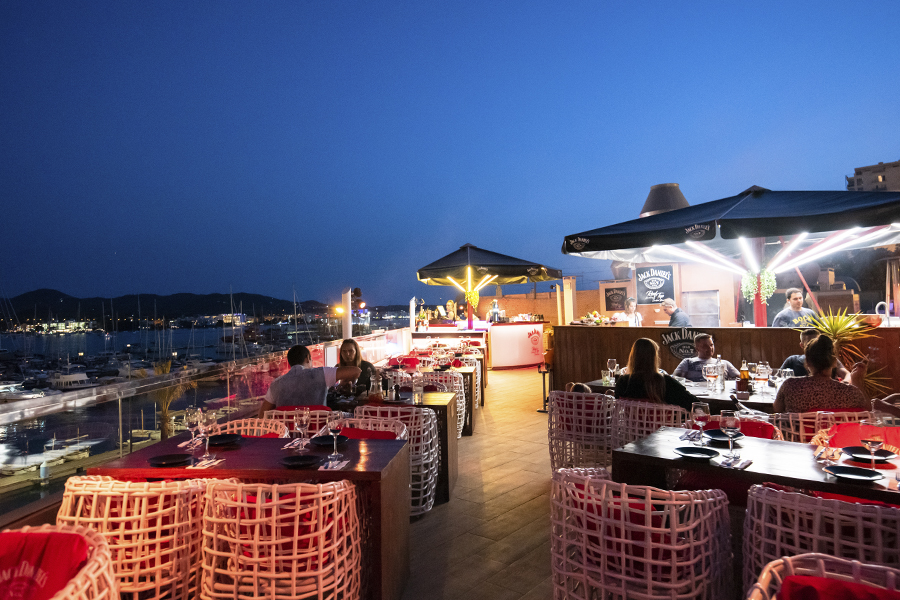 Rio Ibiza rooftop view
