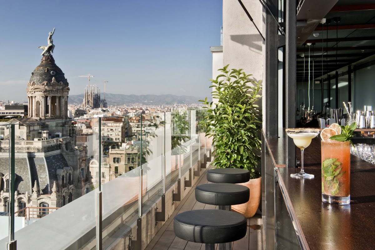 Eleven BCN rooftop view