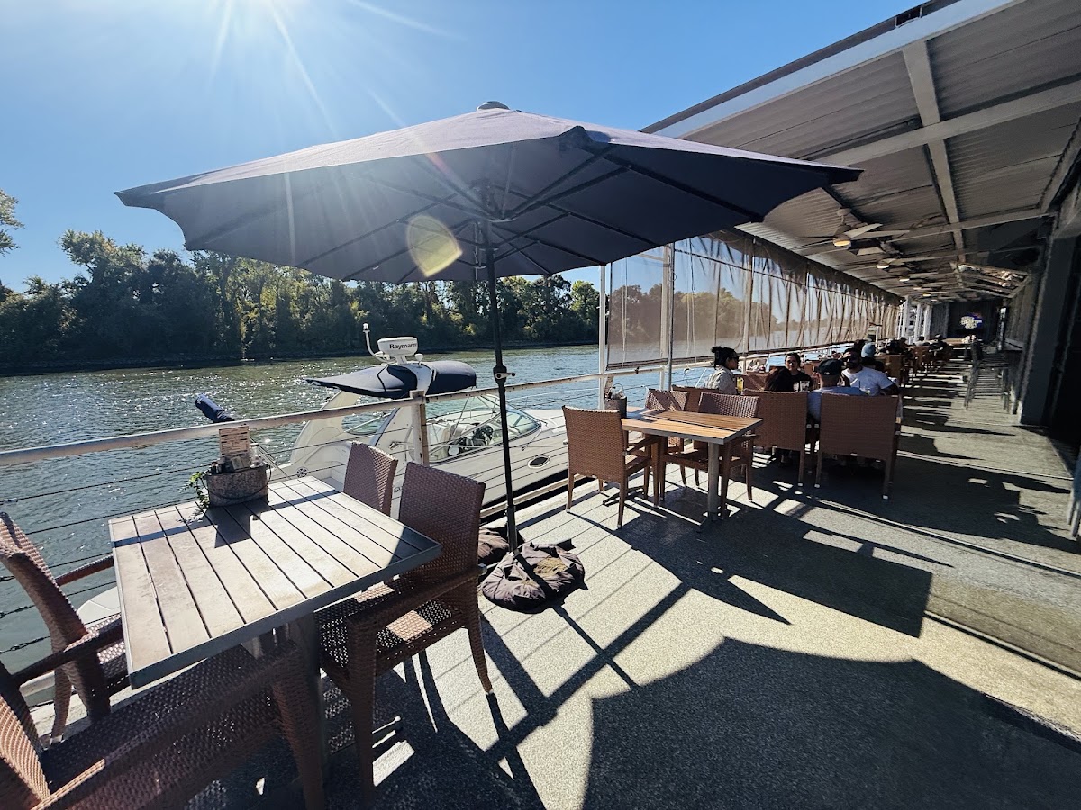 Crawdads on the River rooftop view