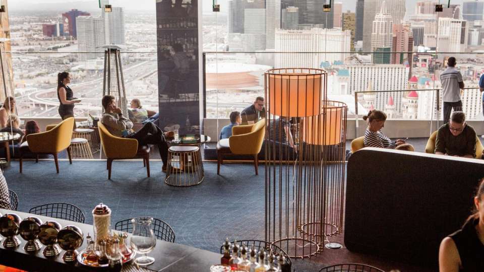 Skyfall Lounge rooftop view