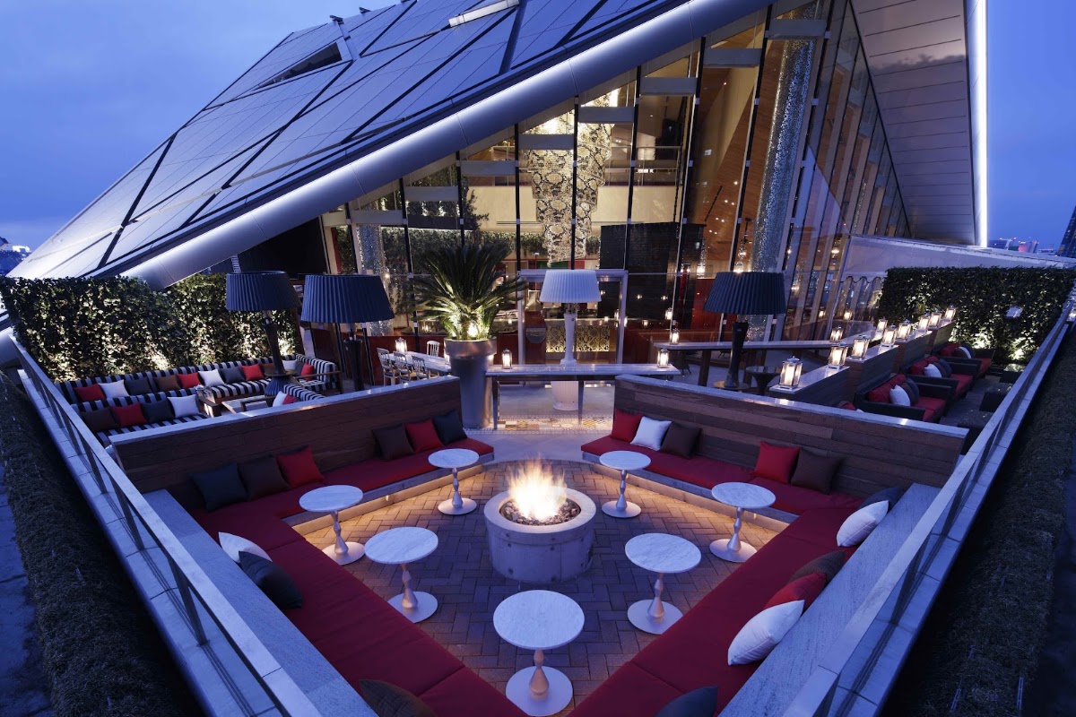 Hacienda rooftop view