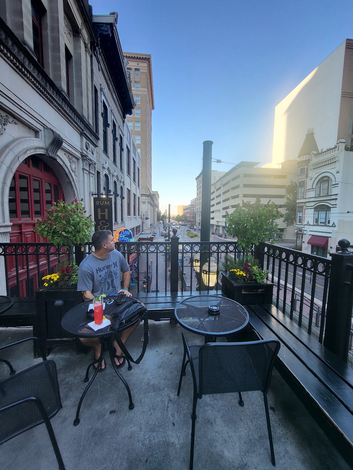 Captain Foxheart's Bad News Bar & Spirits Lodge rooftop view