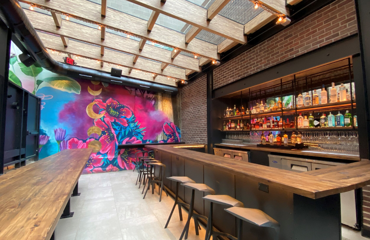 Graffiti Bar rooftop view