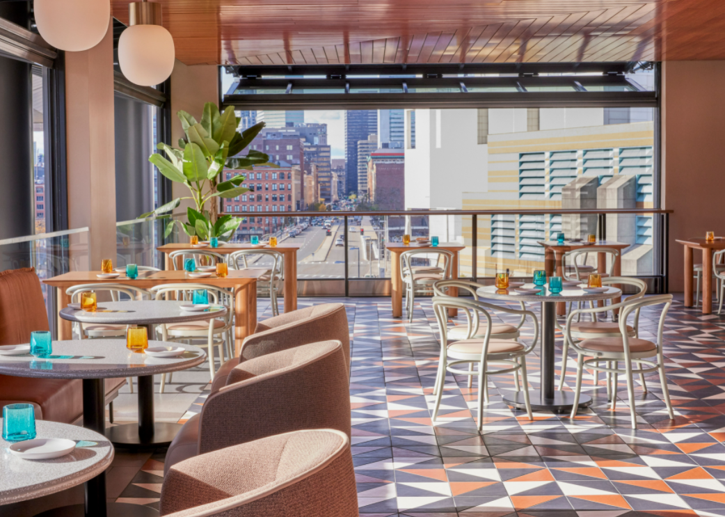 Lifted Restaurant rooftop view