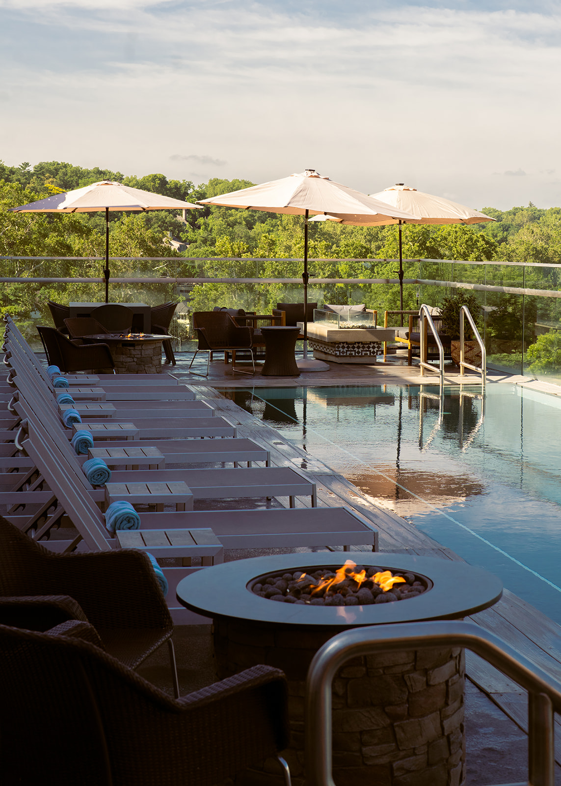 Nine Zero One Rooftop Bar & Lounge rooftop view