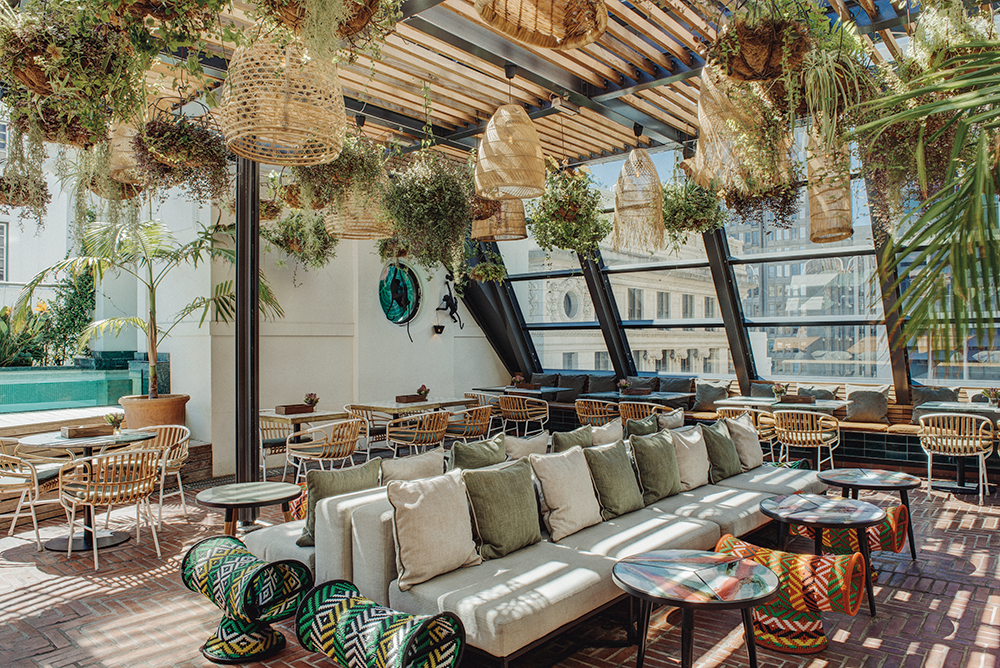 Gigi Rooftop Restaurant & Bar rooftop view