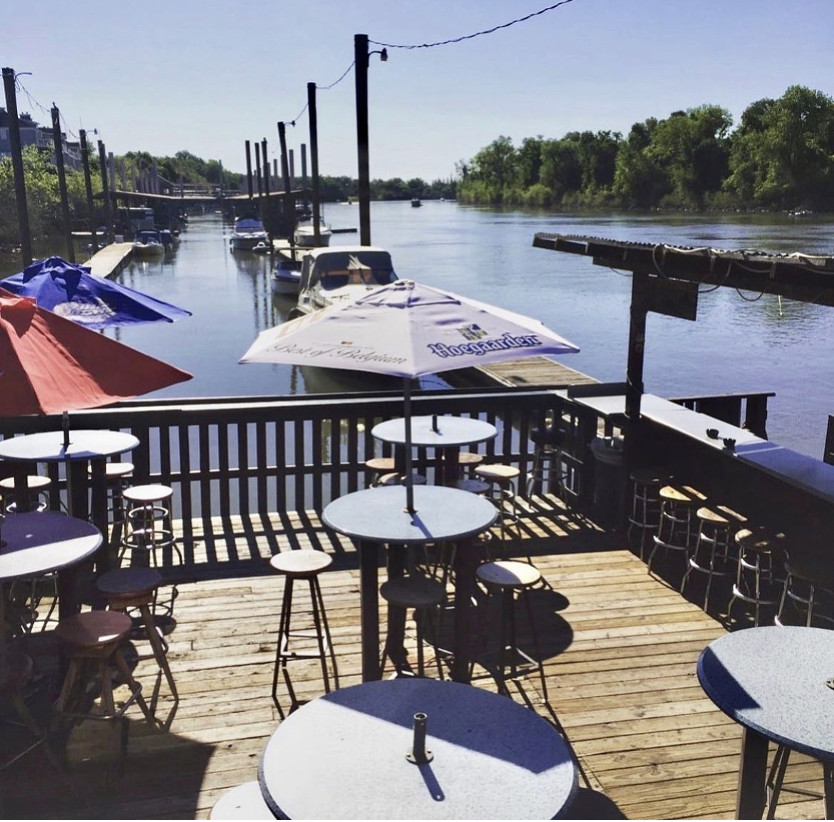The Virgin Sturgeon Restaurant & Marina rooftop view