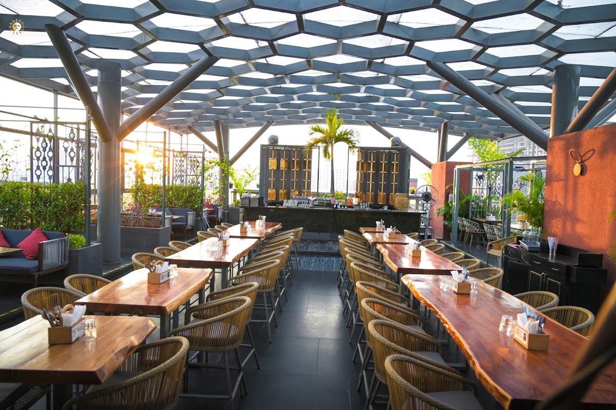 24K Kraft Brewzz | Brewery | Brewpub | Rooftop Restaurant in Balewadi High Street, Pune rooftop view