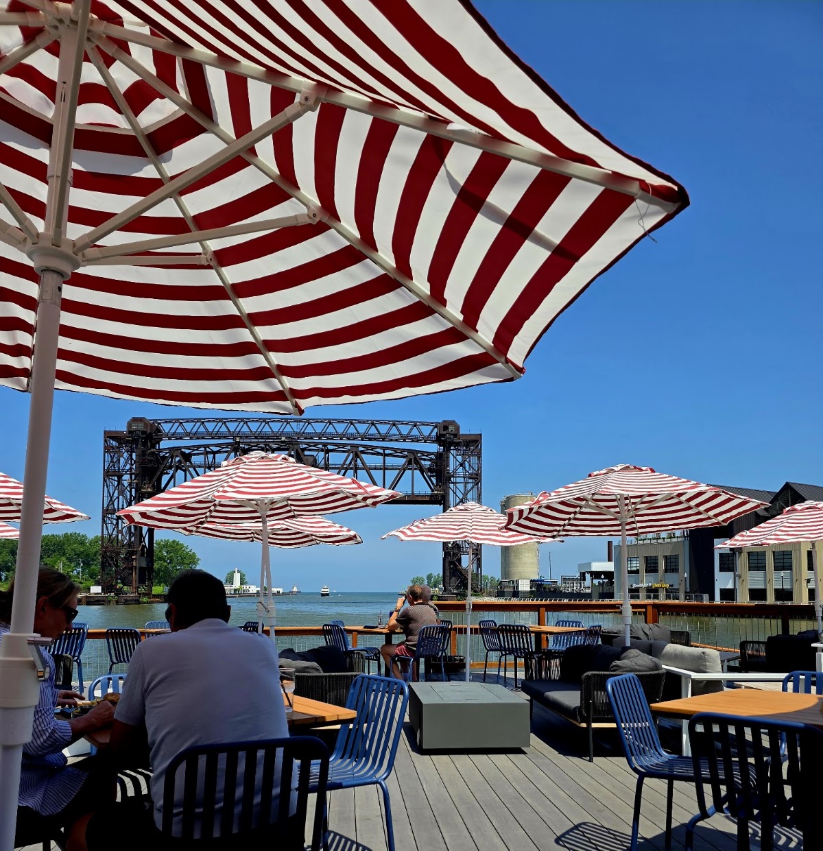 Shooters Cleveland rooftop view