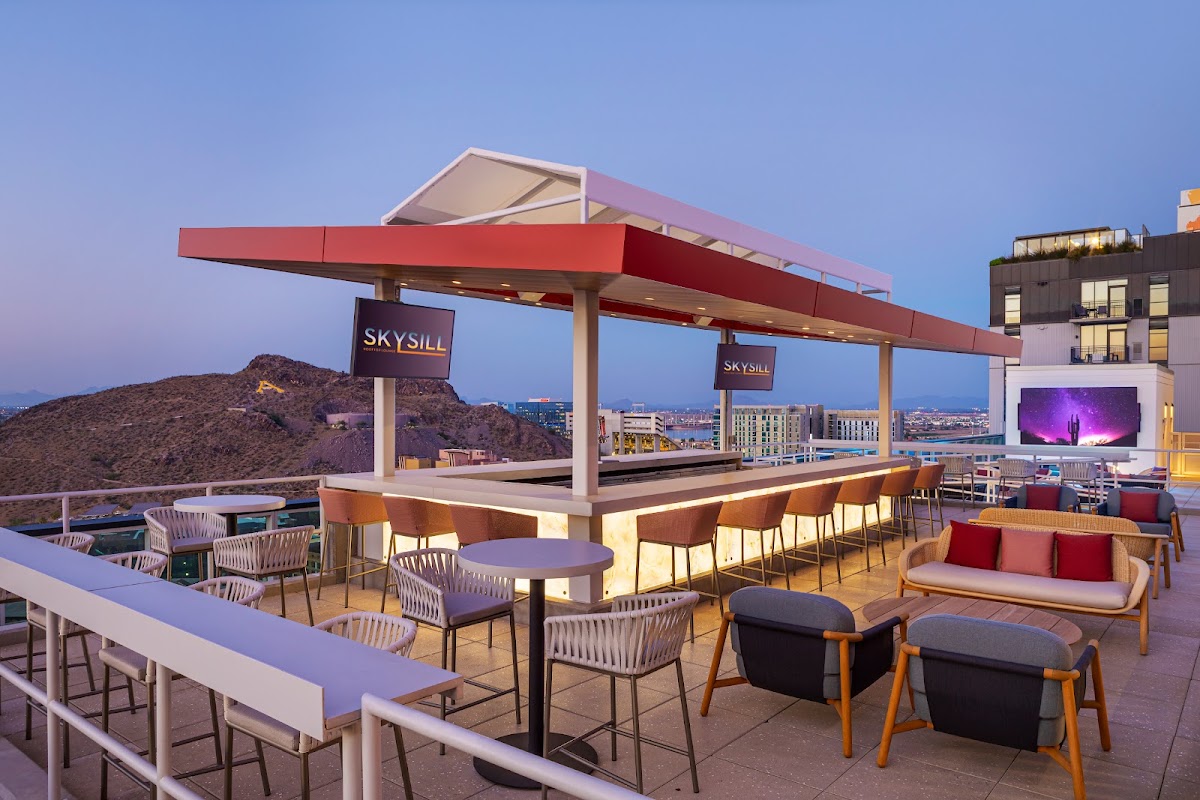Skysill Rooftop Lounge rooftop view