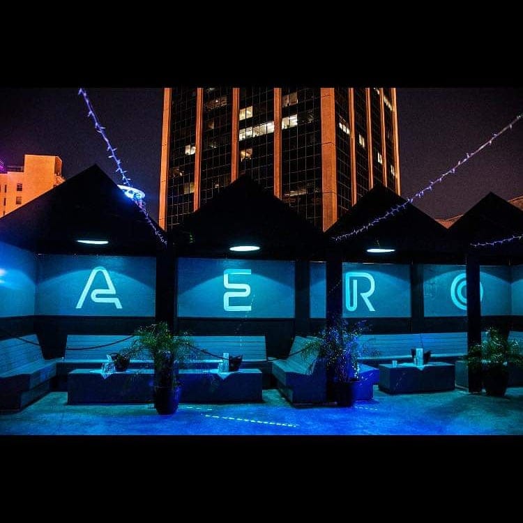 Aero Rooftop Bar & Lounge rooftop view