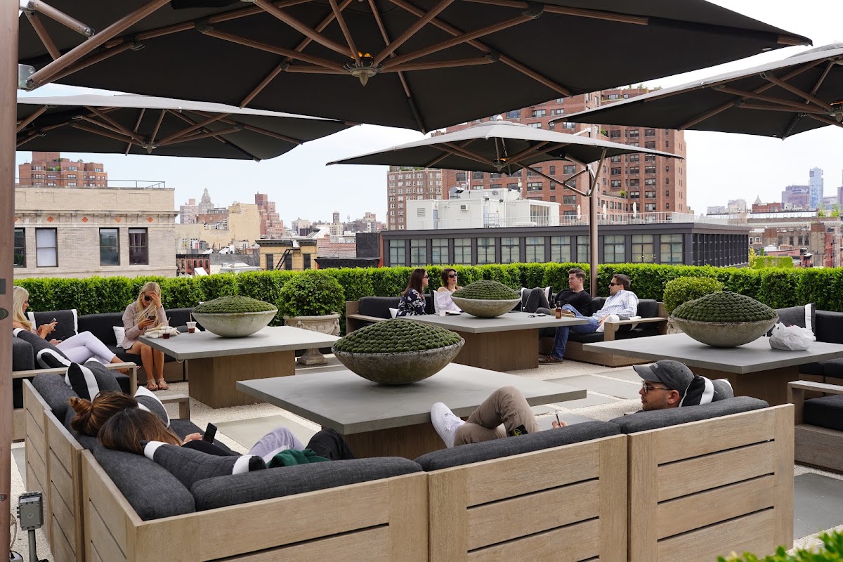 RH Rooftop Restaurant at RH New York rooftop view