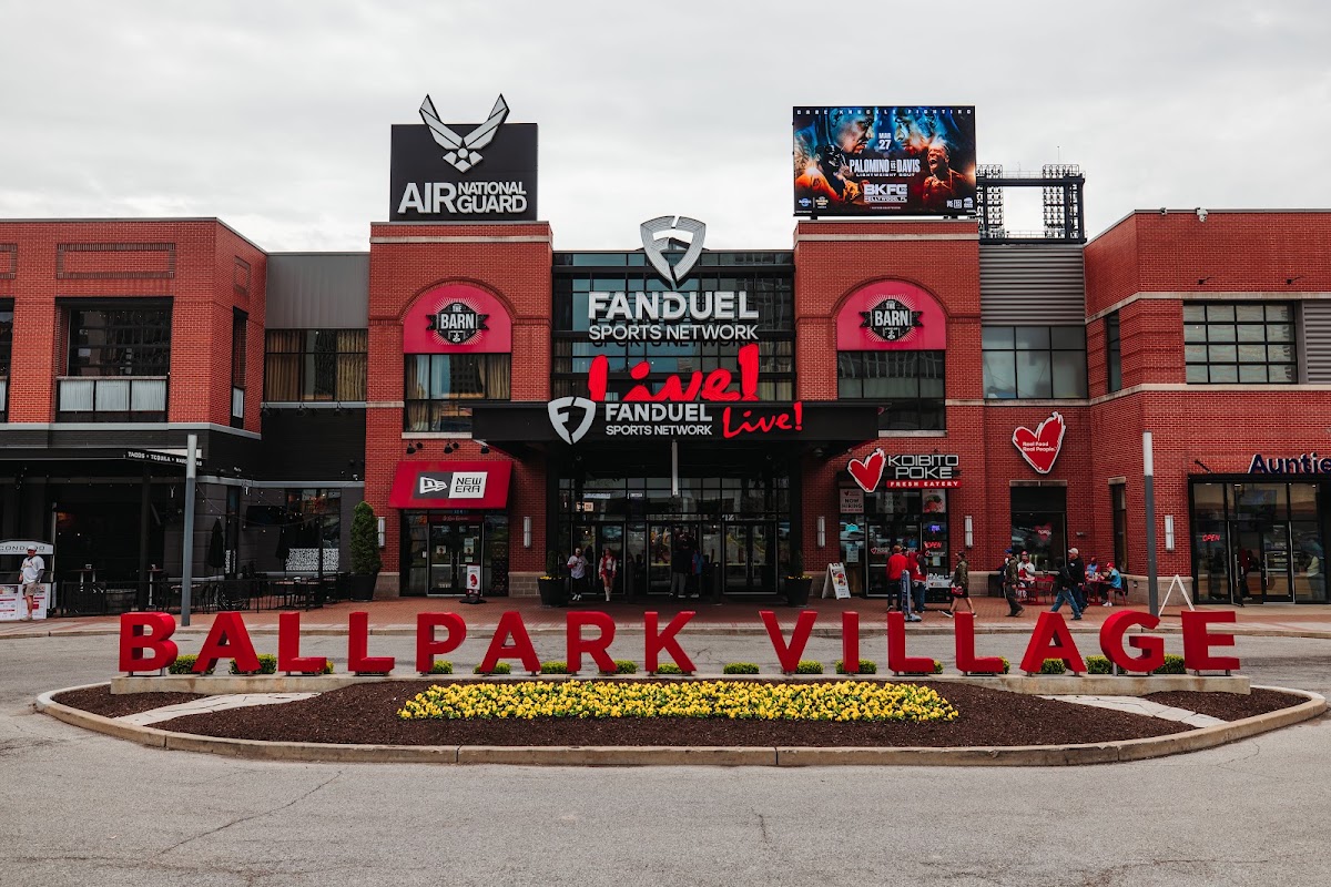 Ballpark Village rooftop view