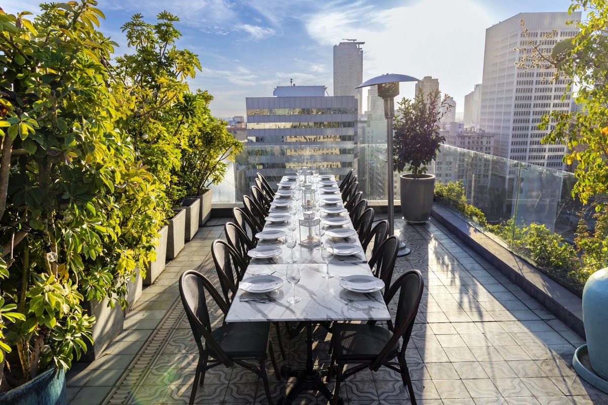 Perch rooftop view