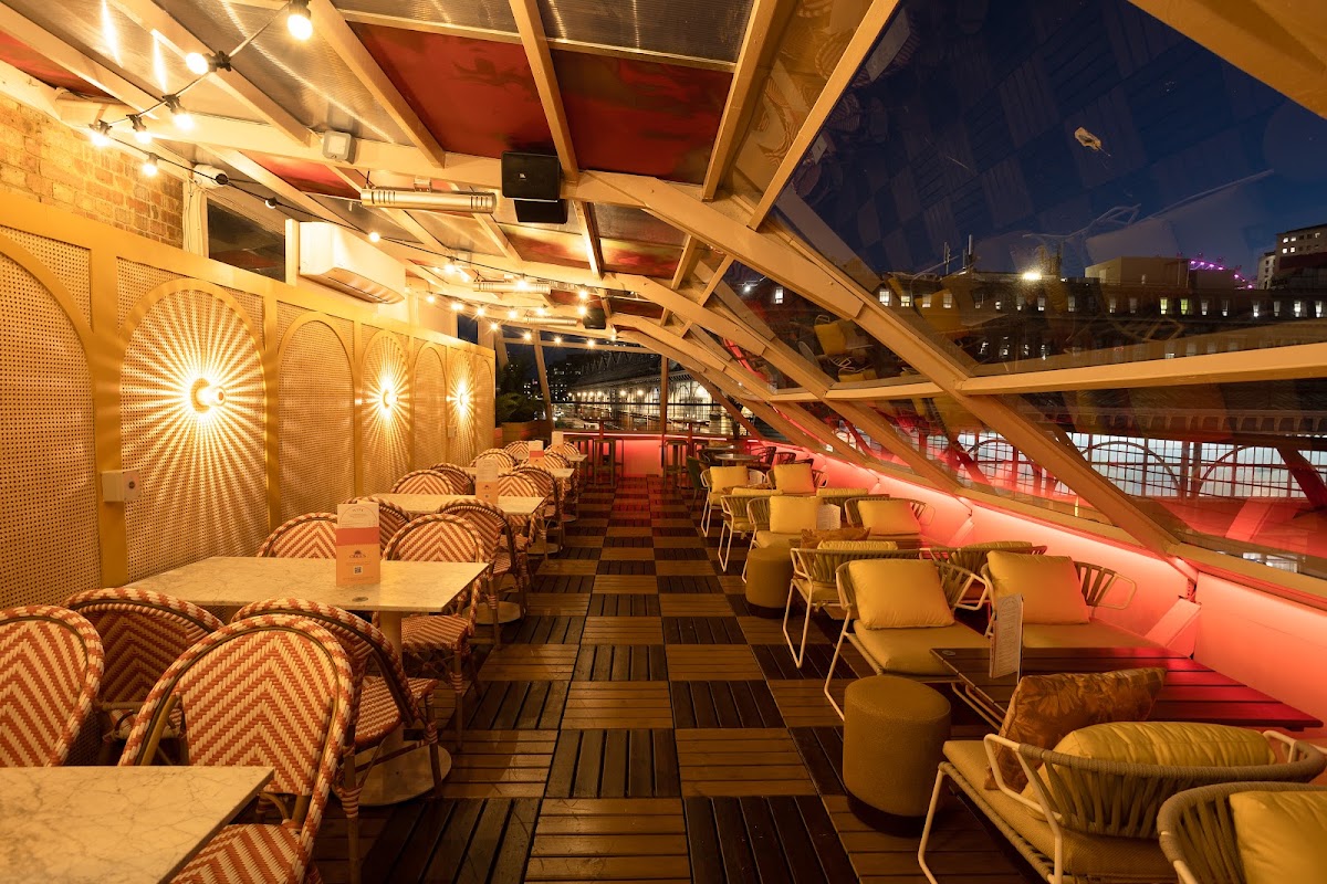 Circe's Rooftop Waterloo rooftop view