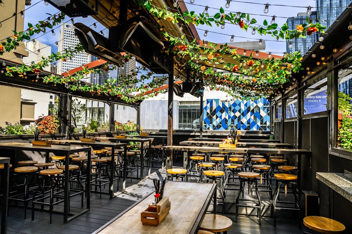 Goldilocks Rooftop Bar rooftop view