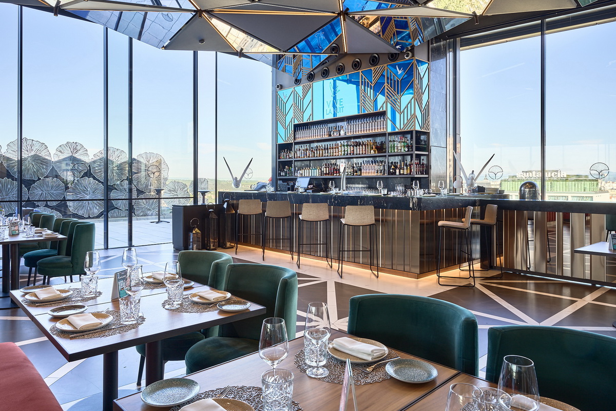 Ginkgo Restaurante & Sky Bar rooftop view