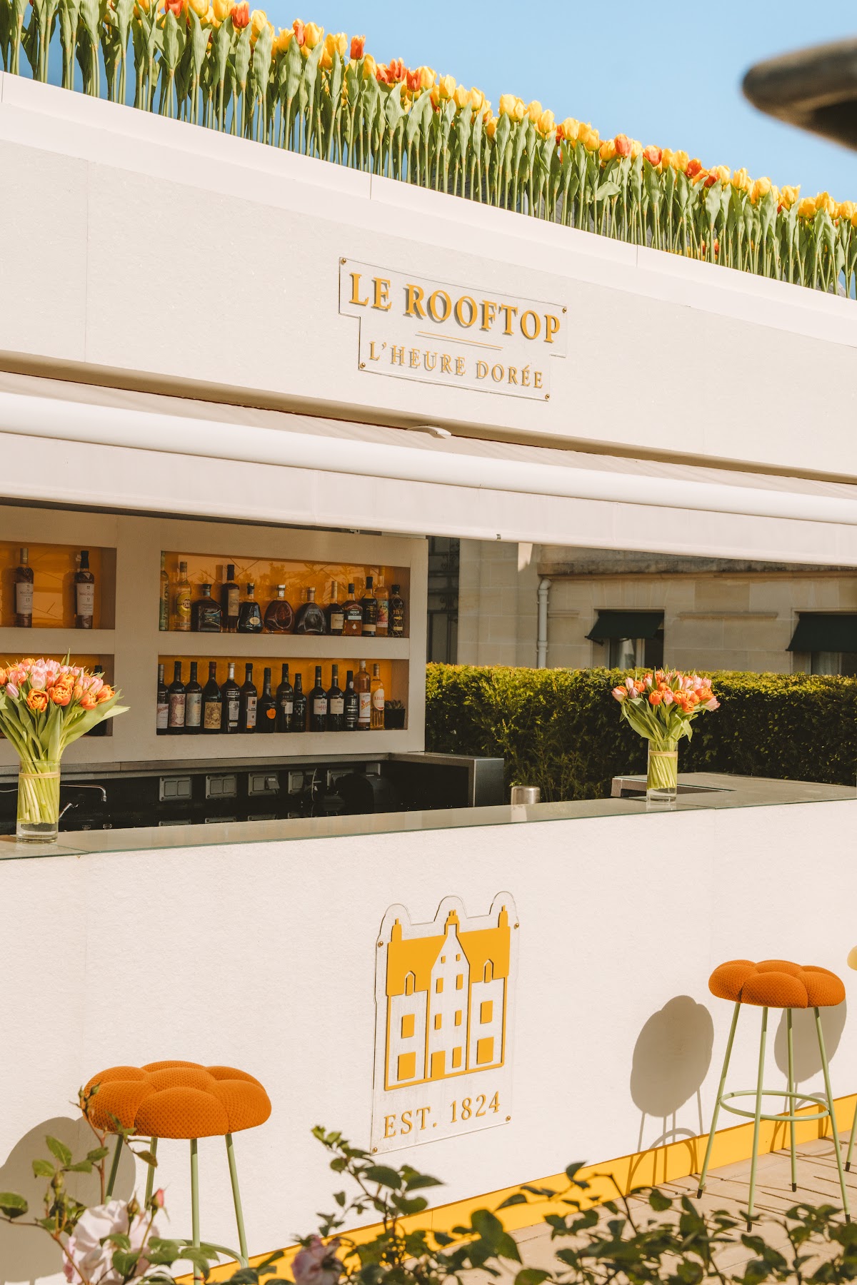 L'Heure Dorée rooftop view