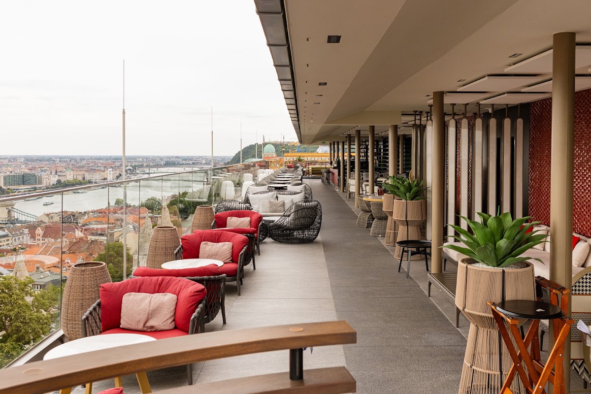 White Raven Skybar & Lounge rooftop view