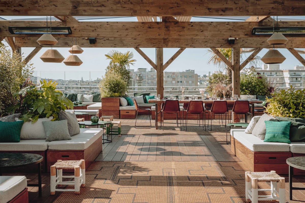 Le Perchoir Ménilmontant rooftop view
